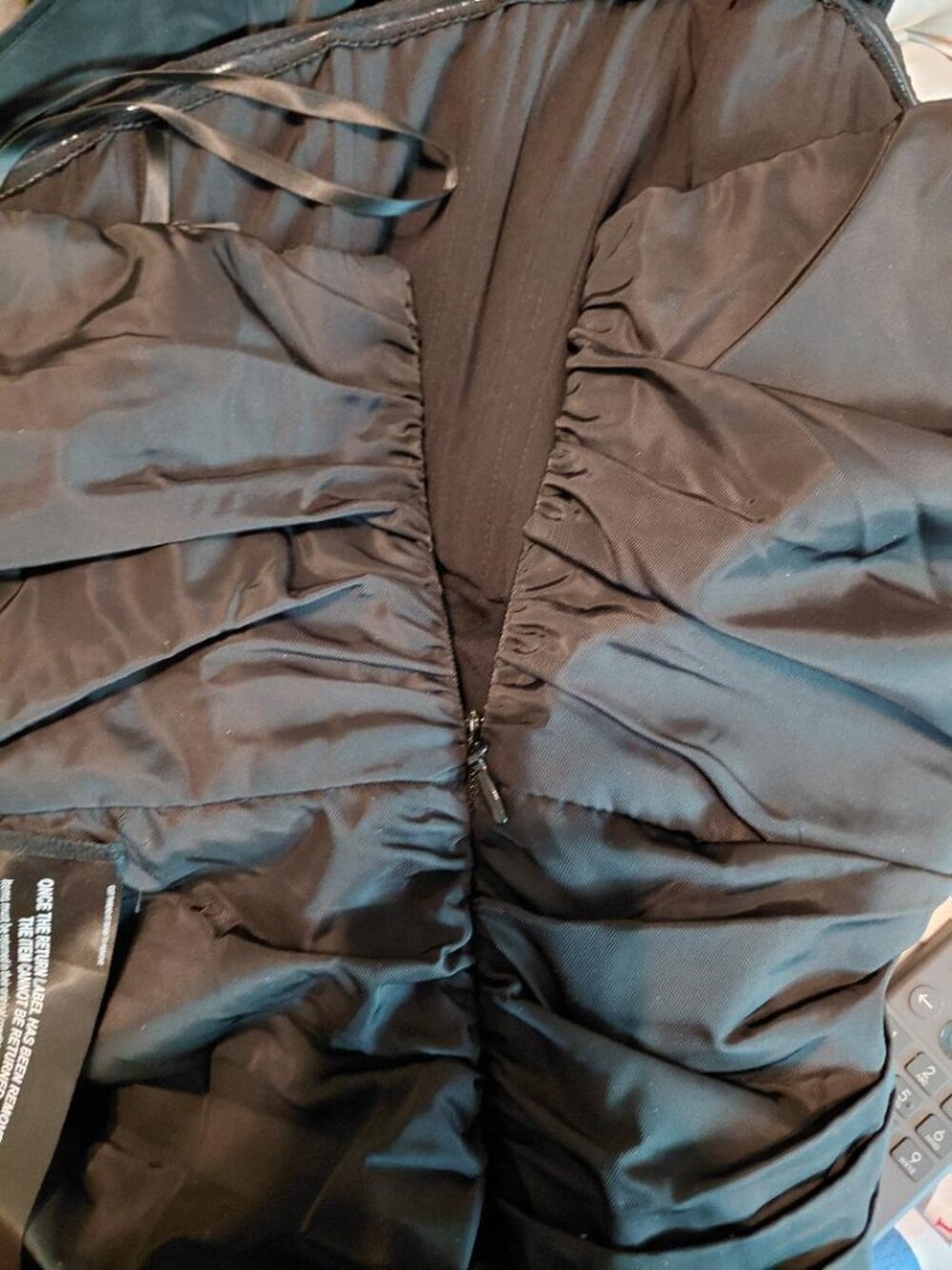 NWT BCBG MAXAZARIA Black Bow Jumpsuit - Picture 5 of 6